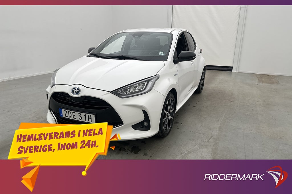Toyota Yaris Hybrid 116hk Style Kamera Halvskinn Rattvärme