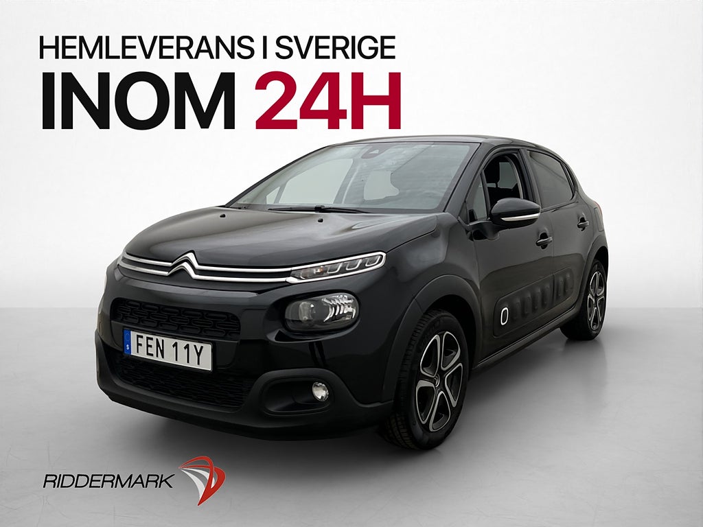 Citroën C3 1.2 PureTech Shine CarPlay P-Sensorer Bluetooth