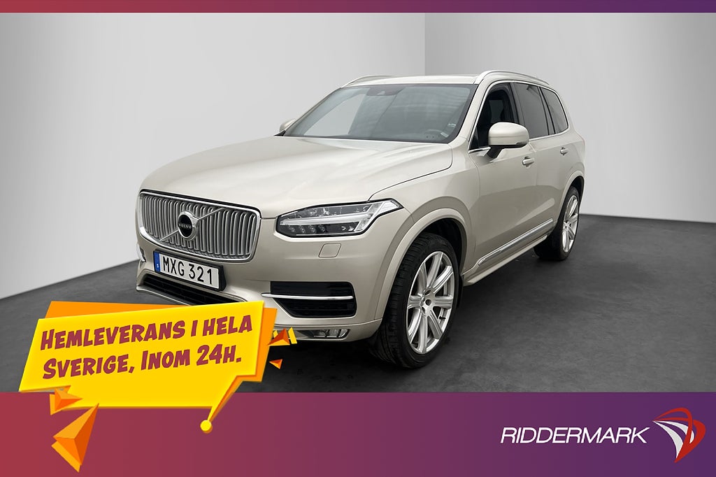 Volvo XC90 D5 AWD Inscription VOC Värmare Kamera Skinn 4-Zon