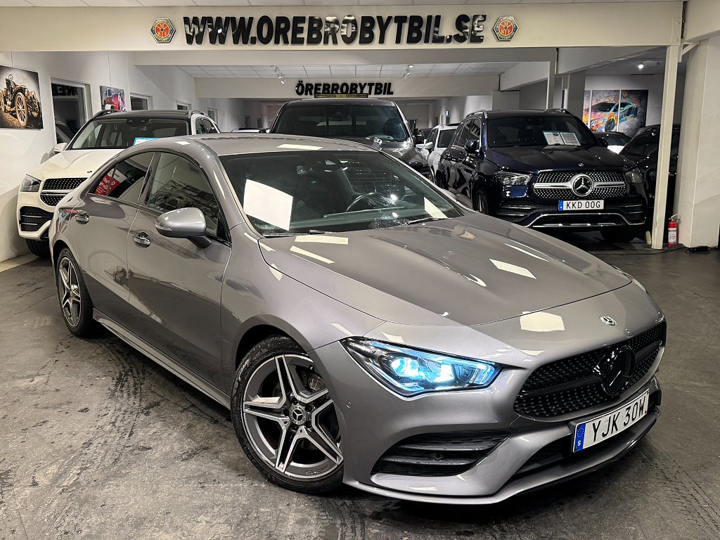 Mercedes-Benz CLA 200 Aut AMG Widescreen Gps VÄRMARE Ambient