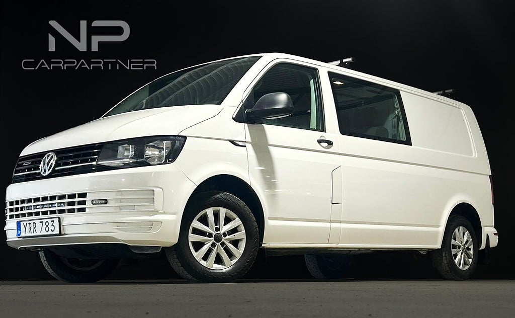 Volkswagen Transporter 5-SITS Kombi 4Motion L2 Lång|VÄRMARE|MOMS| Dubbelhytt