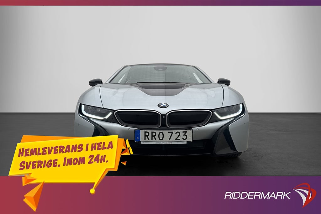 BMW i8 XDrive Coupé 362hk H/K Head-Up Navi 360° Svensksåld