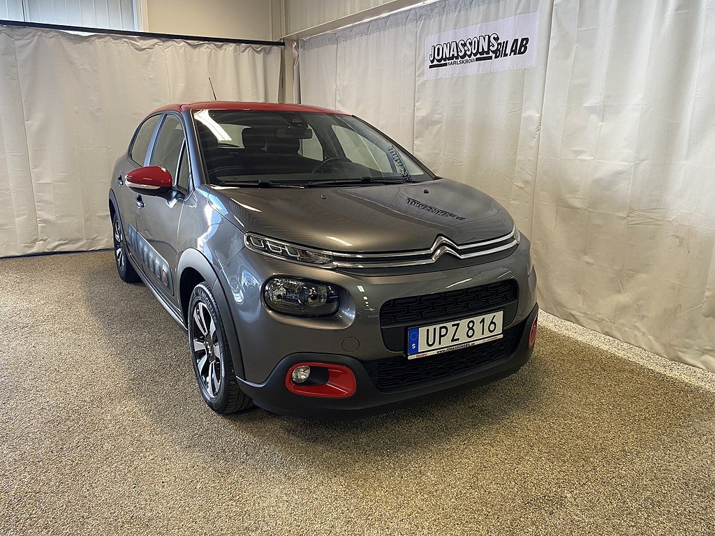 Citroën C3 FEEL1.2 PureTech EAT, 110hk, AUT