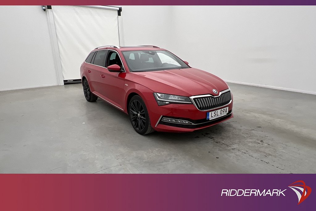 Skoda Superb iV Plug-in 218hk L&K Pano Cockpit Drag MOMS