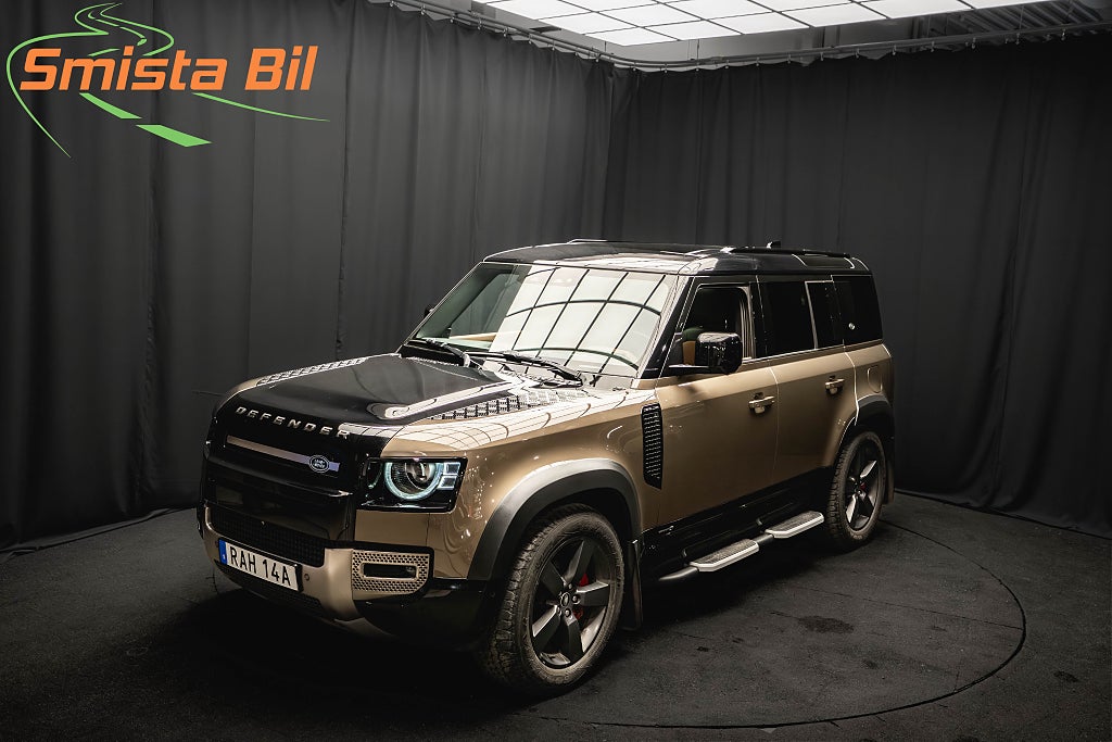 Land Rover Defender P400e PHEV X-Edition PANO LUFT B-VÄRM 18-VÄGS DRAG MOMS