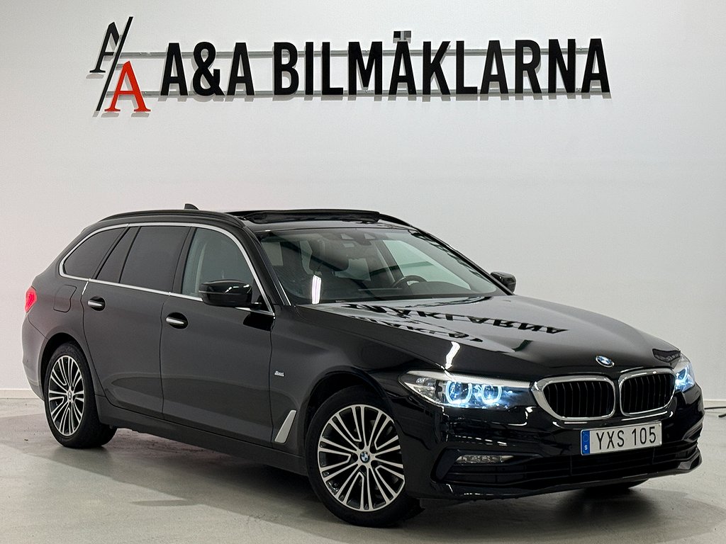 BMW 520 d xDrive Sport line Panorama Drag Värmare Display-K