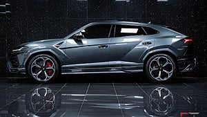 Lamborghini Urus har en V8-motor på 650 hästkrafter. 