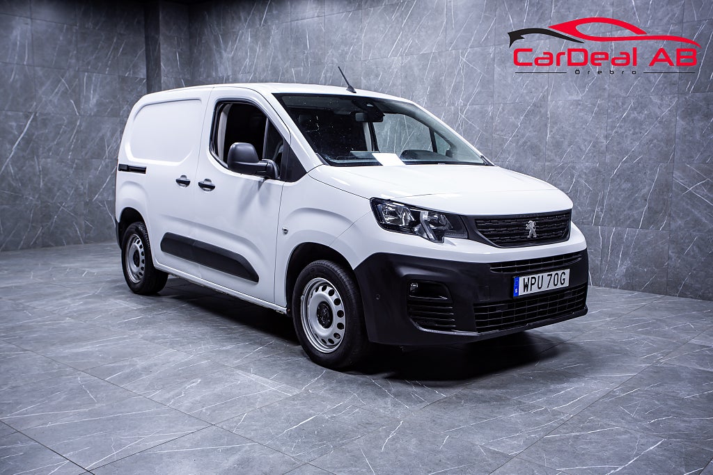 Peugeot Partner Utökad Last 1.5 130hk 3-Sits D-Värmare Drag