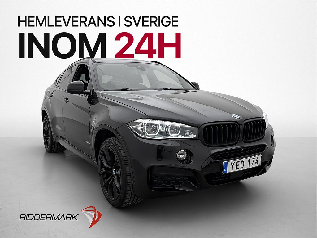BMW X6 xDrive30d 258hk M Sport H/K Drag Kamera HuD Läder