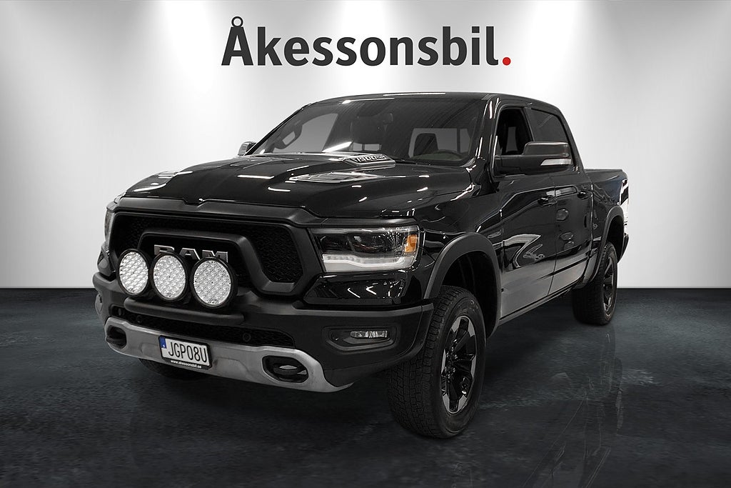 Dodge 1500 Rebel Crew Cab 5.7 V8 HEMI Flex Fuel 4x4 TorqueFlite, 395hk