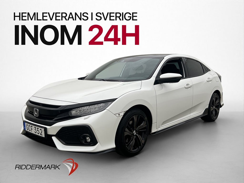 Honda Civic 1.5 i-VTEC 182hk Pano Navi Kamera Bluetooth