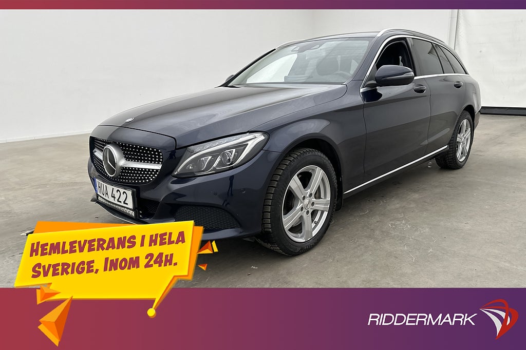 Mercedes-Benz C 250 T d 4M Burmester HUD Värm Kamera Drag