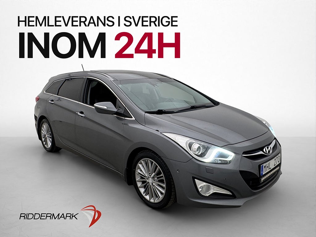Hyundai i40 cw 136hk Business Pano Infinity Navi Skinn Drag