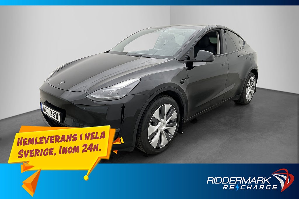 Tesla Model Y Long Range AWD Autopilot Rattvärme Svensksåld