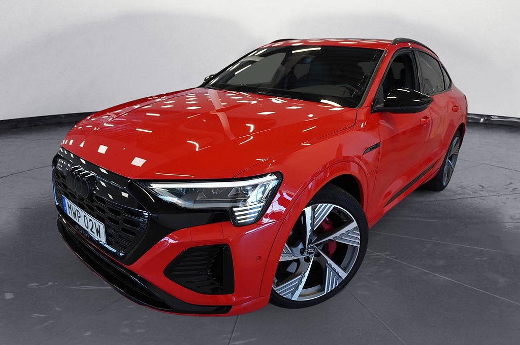 Audi q8-e-tron Sportback Moms 55 Quattro S-Line Pano B O Sportstol 22 | Ränta