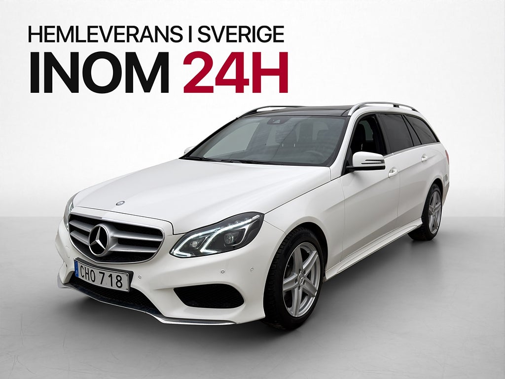 Mercedes-Benz E 250 T 4M AMG Pano D-Värm Sensorer Dragkrok