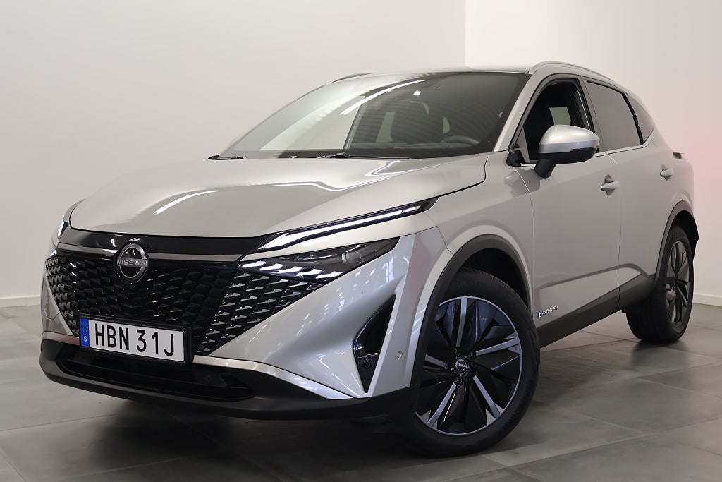 Nissan Qashqai E-POWER Tekna / HuD / Skinn / Navi / Garanti / Minne