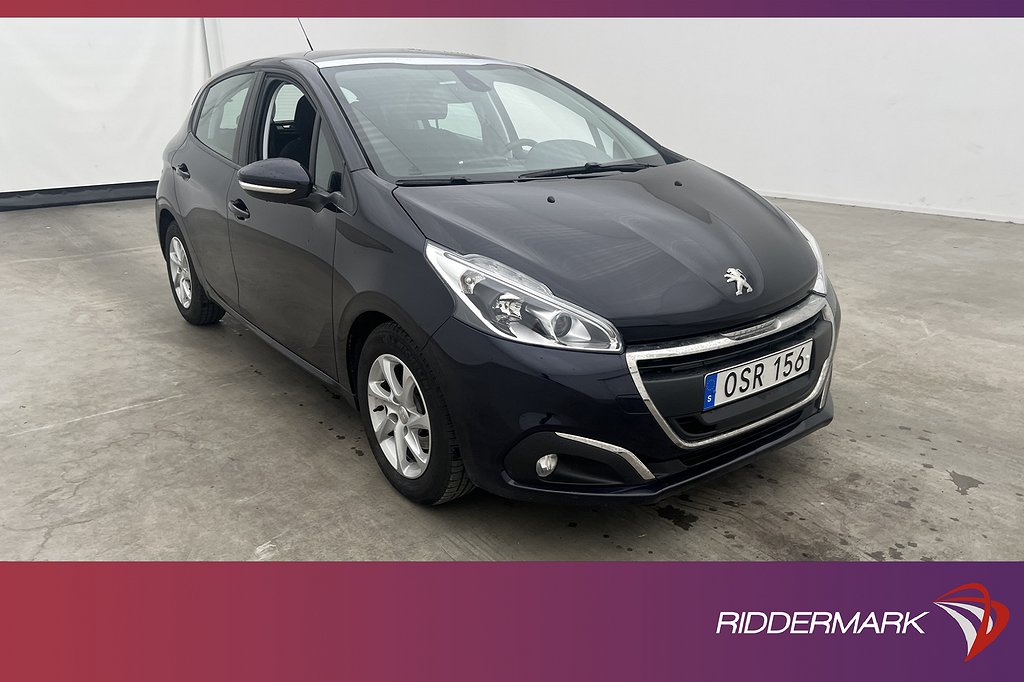 Peugeot 208 1.2 VTi 82hk Pano Sensorer Kamrem Bytt Välservad