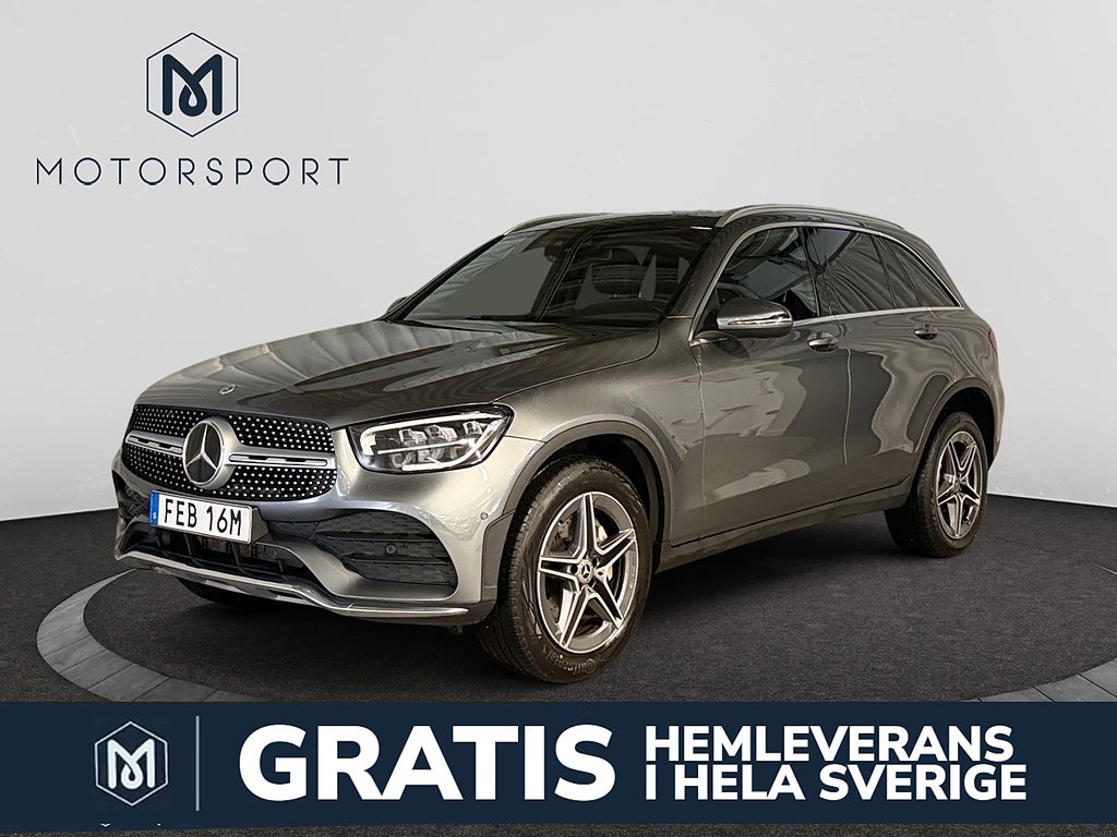 Mercedes-Benz GLC300 de 4MATIC AMG Line Pano Drag Värmare Adapt-fart B-kamera