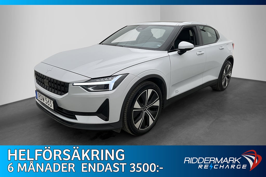 Polestar 2 Long Range Dual Motor 408hk Plus Värmare Pano H/K