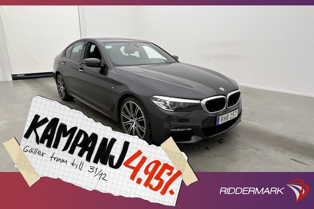 BMW 530 d xDrive M Sport HiFi Kamera Na 4,95% Ränta