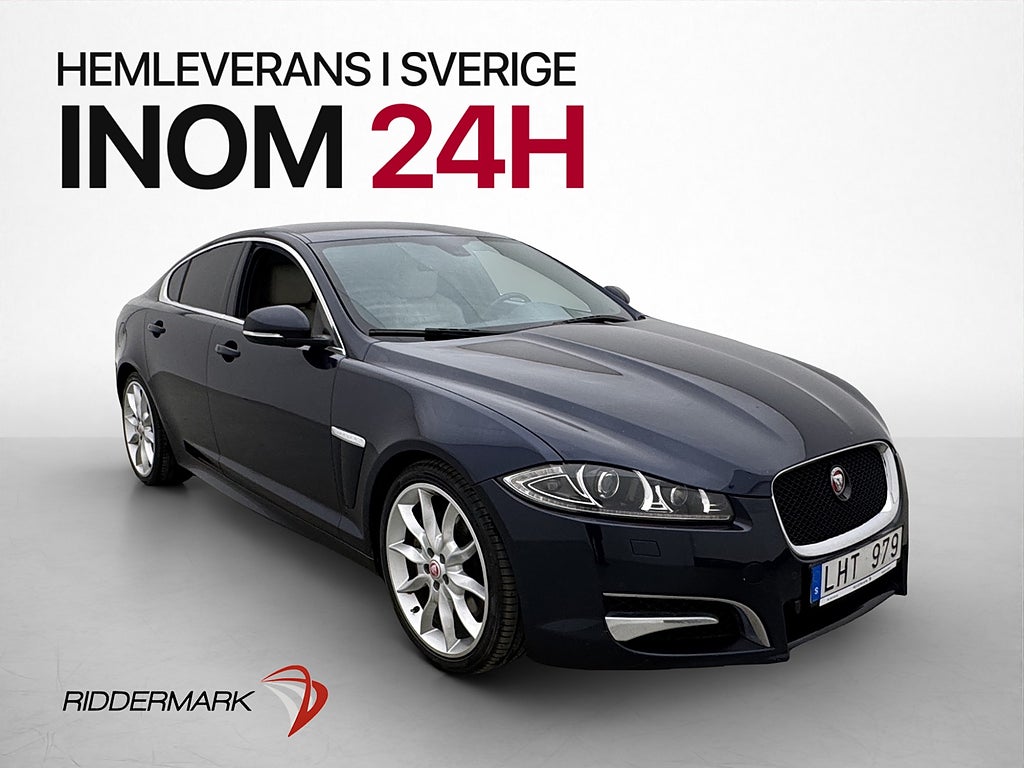 Jaguar XF 3.0 V6 275hk Meridian Kamera Navi Skinn Elstolar