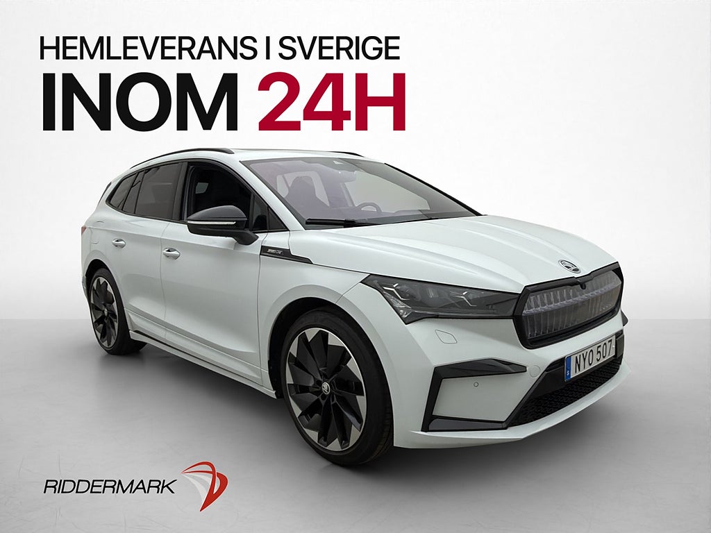 Skoda Enyaq 80x Crystal Värmare Pano Canton Kamera HuD Navi