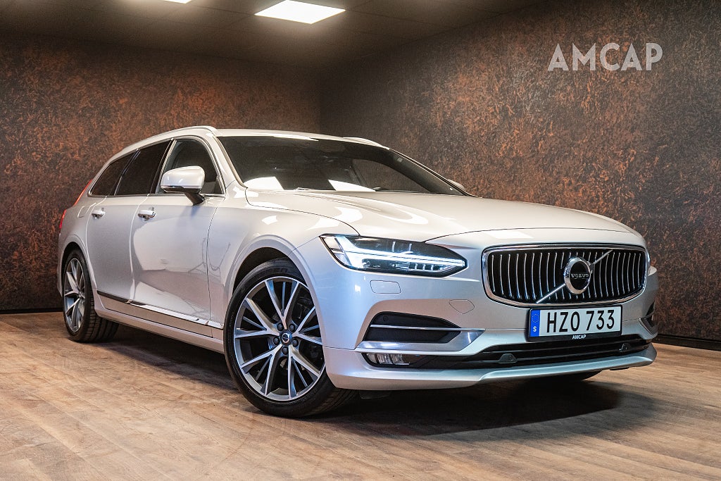 Volvo V90 D4 Inscription 190hk | Värmare | HuD | Läder | LED+