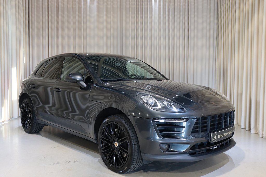 Porsche Macan S Diesel PDK 258HK Navi Drag Värmare V-Hjul