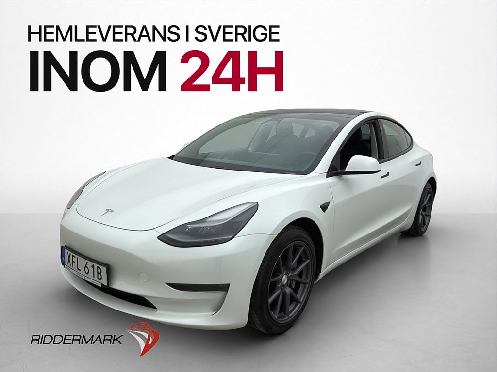 Tesla Model 3 Long Range AWD 440hk Värmare Autopilot Kamera
