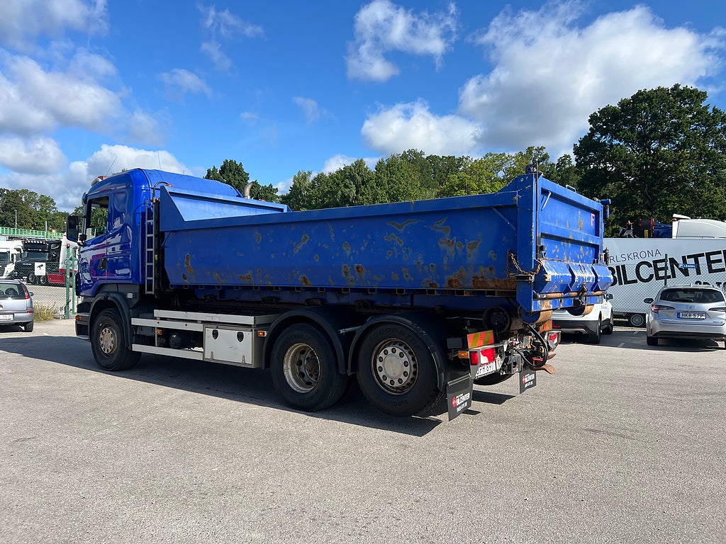 Scania R440 6x2*4 Hiab Lastväxlare inkl Flak, Euro 5