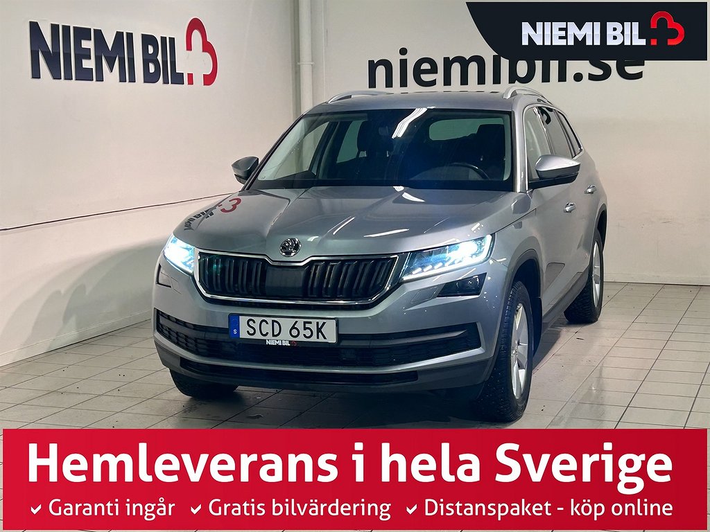 Skoda Kodiaq 4x4 Businessline Family II Dvärm Drag SoV MOMS