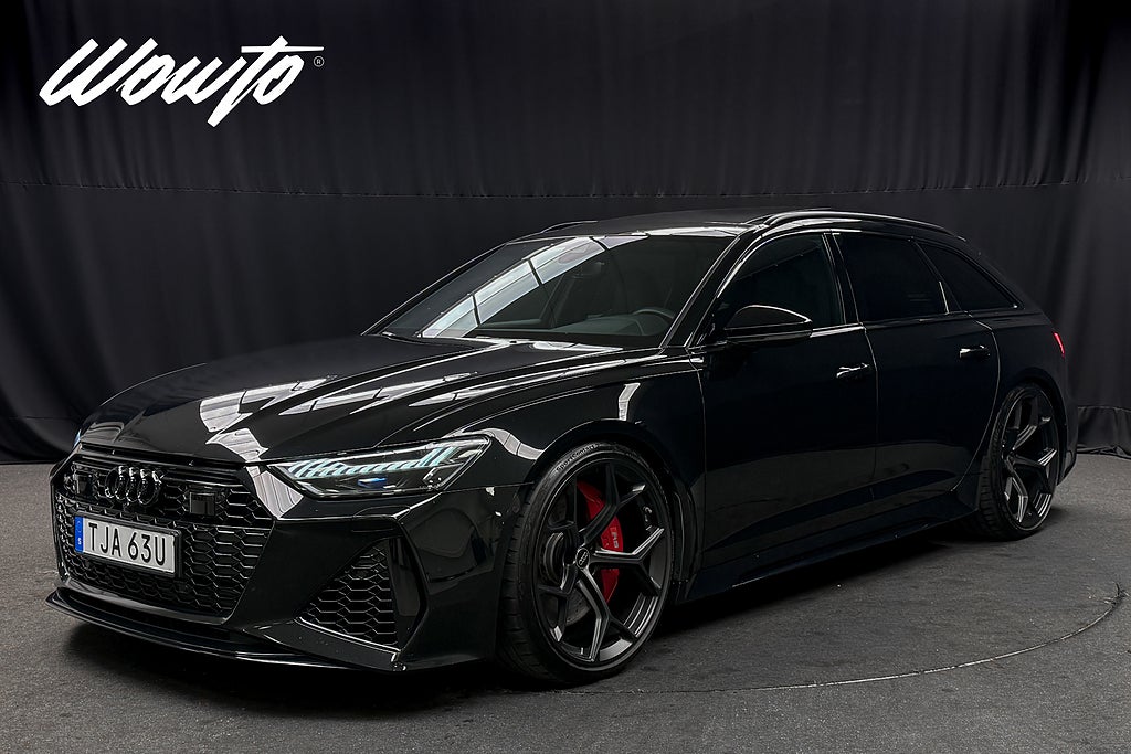 Audi RS6 Avant Performance 630HK /Pano /Alpin /Sv-Såld /Se Spec