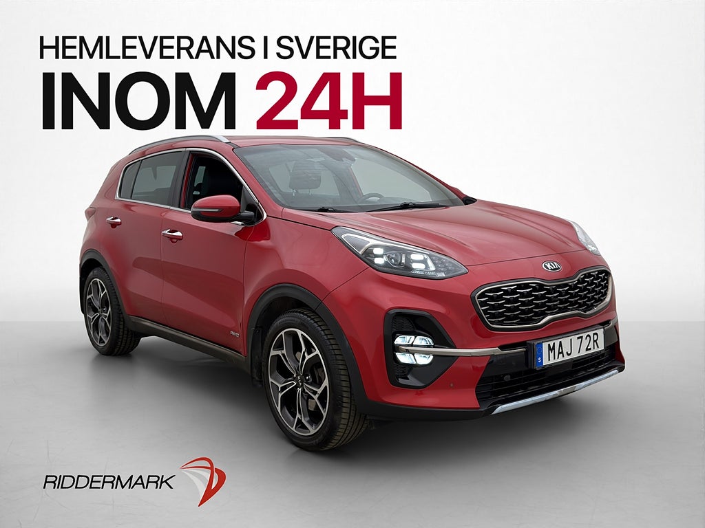 Kia Sportage AWD 177hk GT-Line JBL M&K-Värmare 360° Dragkrok