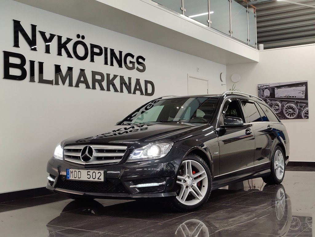 Mercedes-Benz C 220 T CDI AMG Sport GPS Panorama Dragkrok