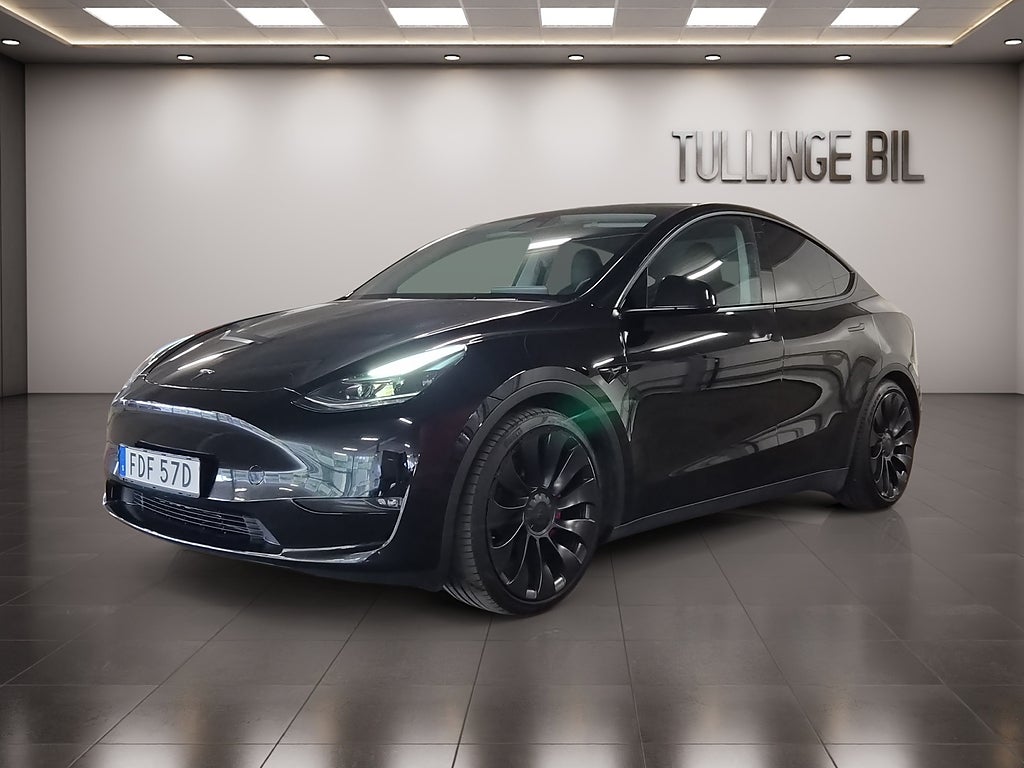 Tesla Model Y Performance AWD 534HK 1-Ägare Autopilot Pano 21"