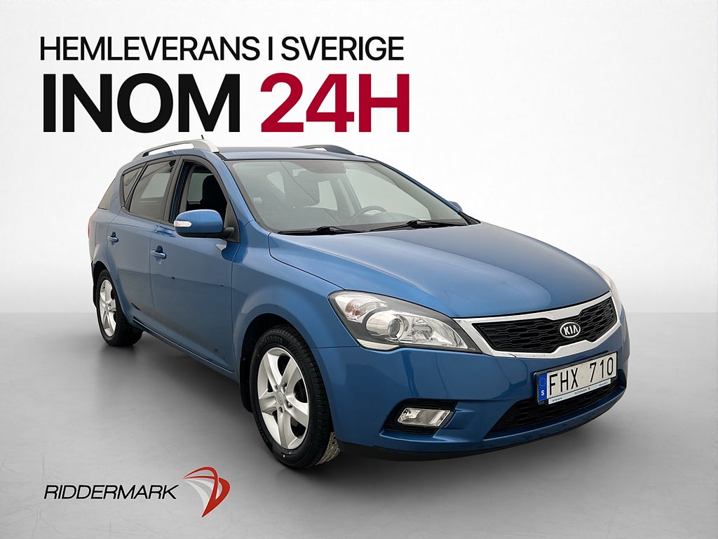 Kia Ceed SW 1.6 CRDi 115hk Farthållare Svensksåld 0,57L/mil