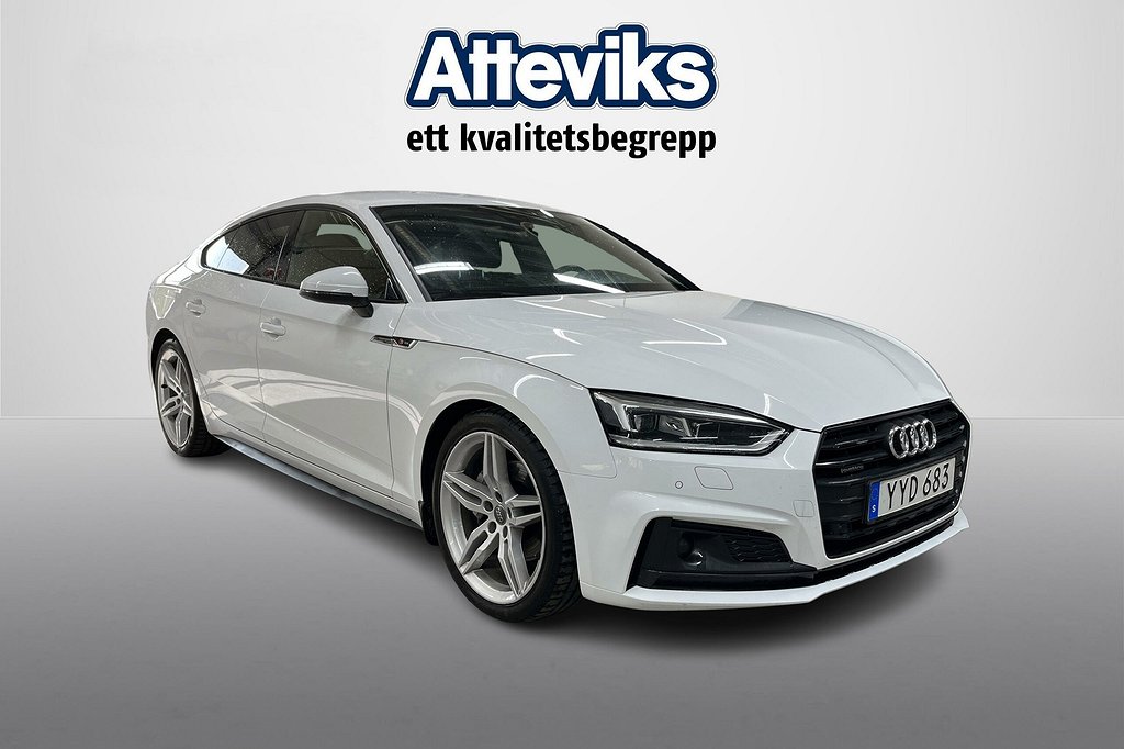 Audi A5 Sportback 40 TDI quattro 190hk S-line Drag/Värmare