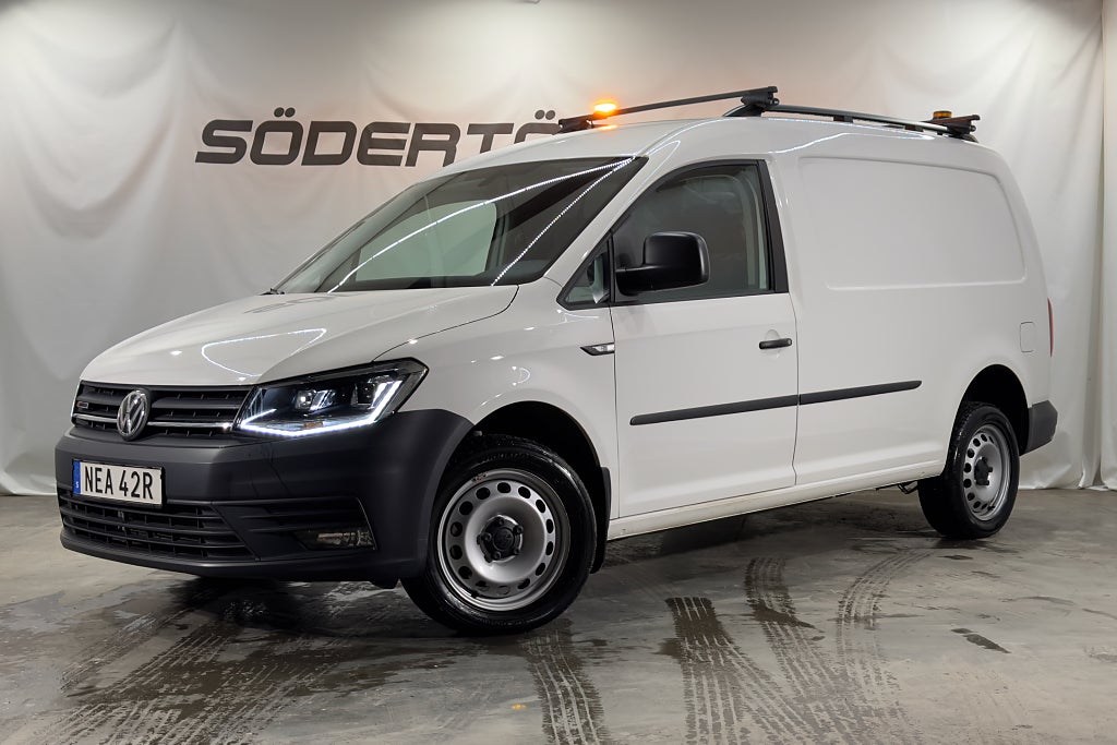 Volkswagen Caddy Maxi 2.0 TDI 4M DRAG VÄRMARE VERKSTADSINREDD MOMSBIL