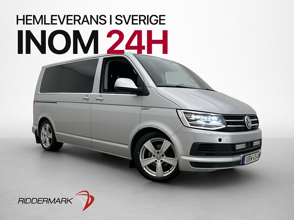 Volkswagen Multivan M/K-Värmare Dragkrok LED 7-Sits PDC