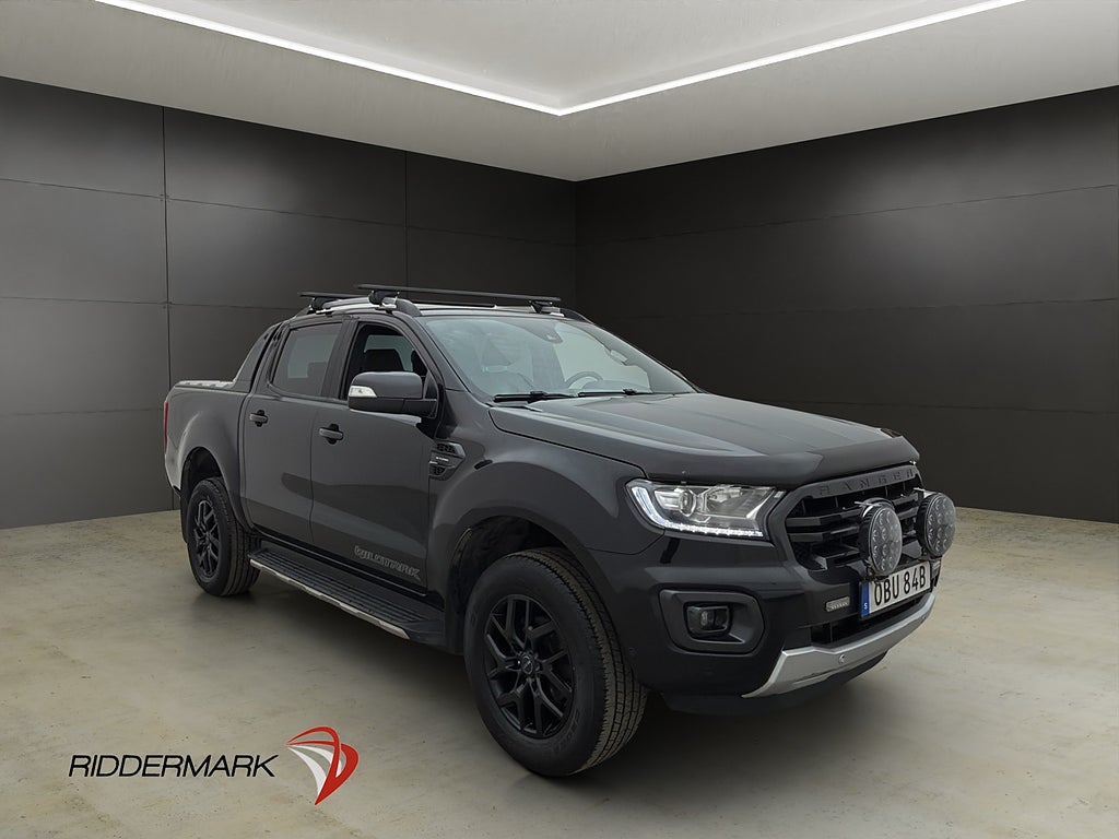 Ford ranger Wildtrak 213hk 4x4 Värm Drag Släde CARPLAY MOMS