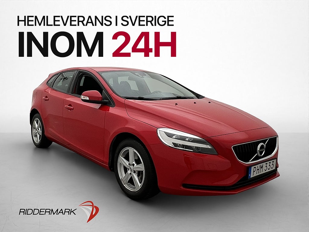 Volvo V40 T3 152hk Kinetic M-Värmare Sensorer Farthållare