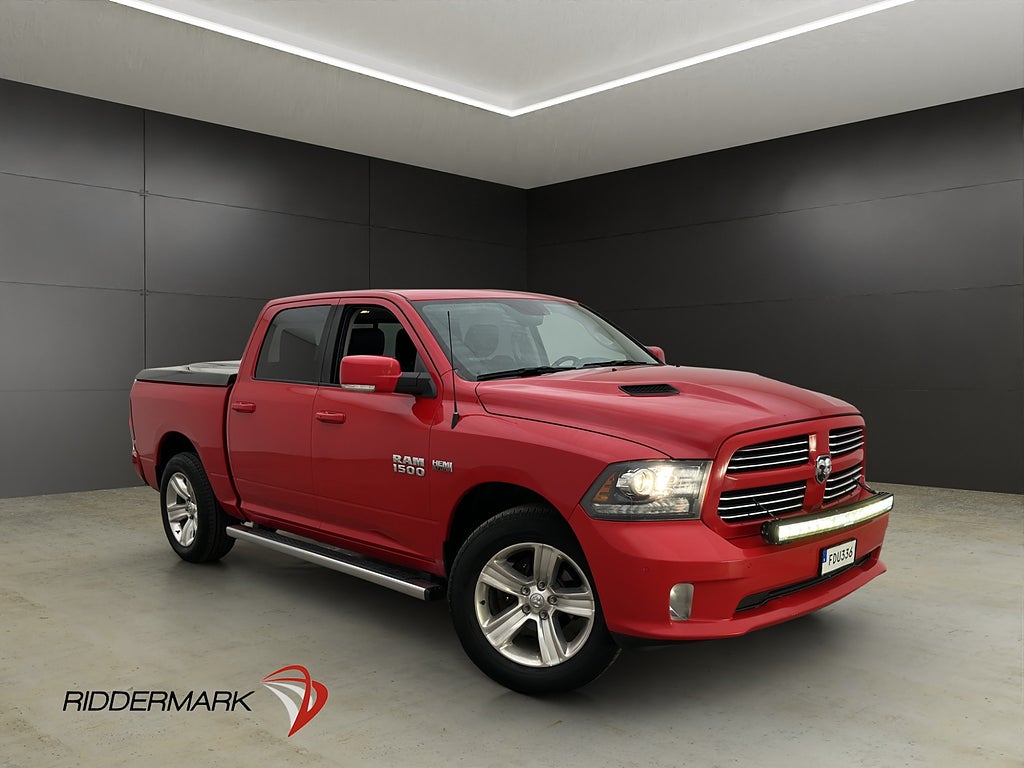 Dodge RAM 1500 Sport 5.7 4x4 Luft Drag Skinn Taklucka Alpin