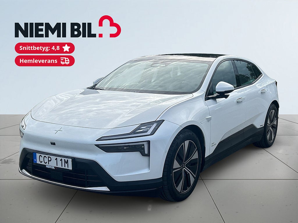 Polestar 4 Long range Dual motor MOMS 360° H/K-ljud S&V-däck Navi