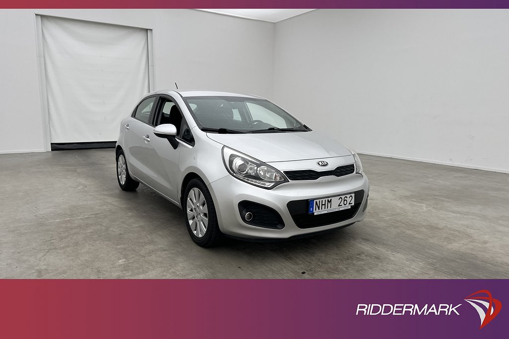 Kia Rio 1.2 CVVT 84hk Advance Rattvärme Låg-skatt 0,51l/mil