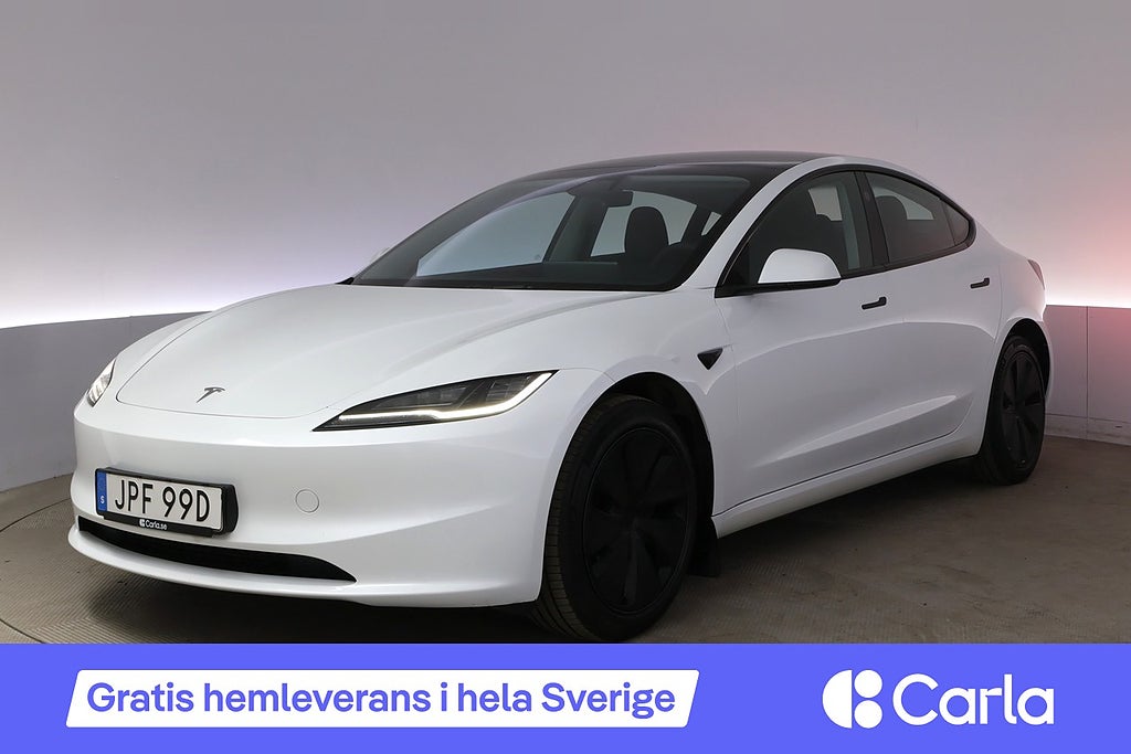 Tesla Model 3 Standard Range Highland Autopilot Pano V-hjul