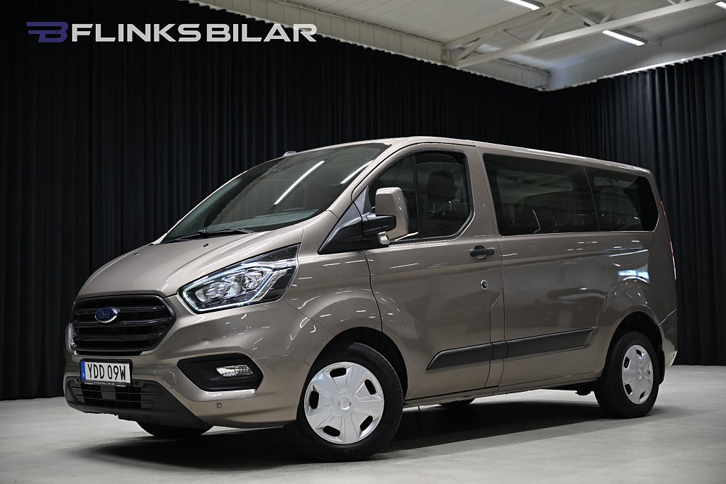 Ford Transit Custom 170HK Automat|9-Sits|NyKamrem|Backkamera|Leasbar