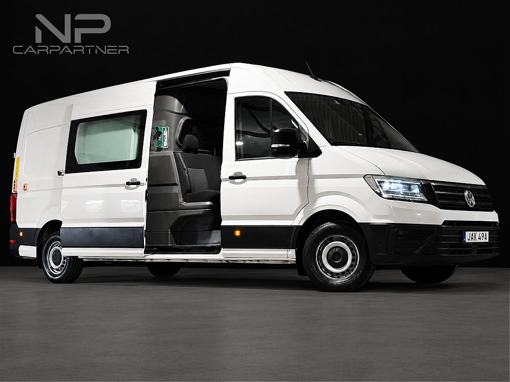 Volkswagen crafter DUBBELHYTT | L4 | MOMS | VÄLSERVAD | 5-SITS | BG-LYFT |