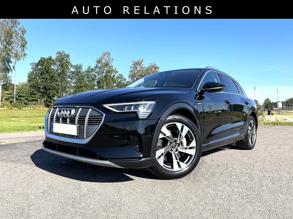 Audi E-Tron 55 408Hk Q NAVI/Skinn/Drag MOMS Sv.Såld 1 Ägare