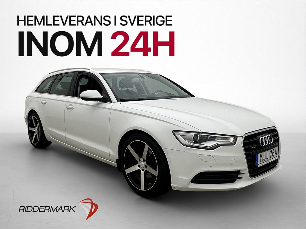 Audi A6 3.0 TDI V6 Quattro 204hk Proline P-Sensorer Keyless